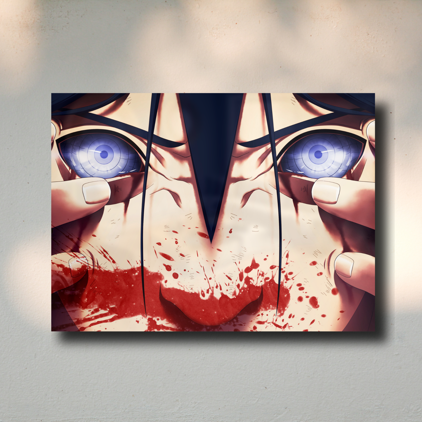 Arte Metálico Cuadro Lámina Aluminio Póster Decoración Anime Naruto