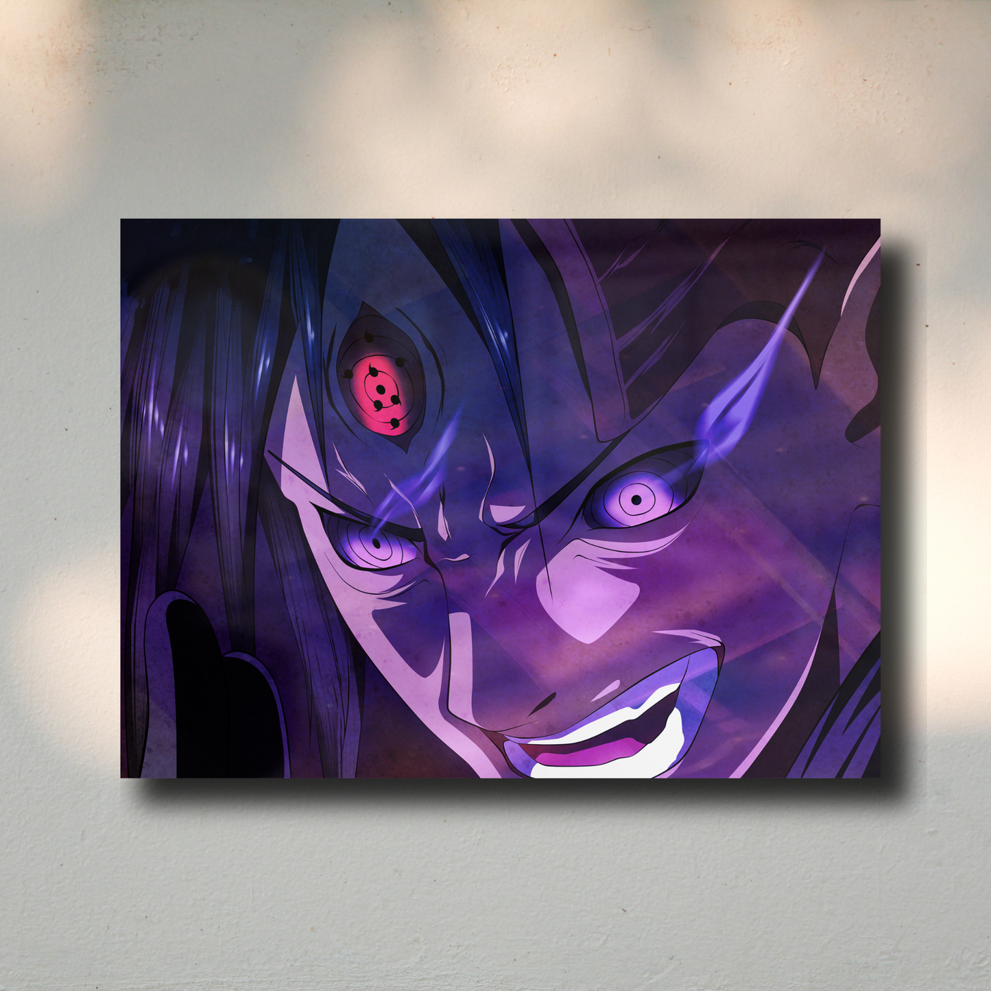 Arte Metálico Cuadro Lámina Aluminio Póster Decoración Anime Naruto