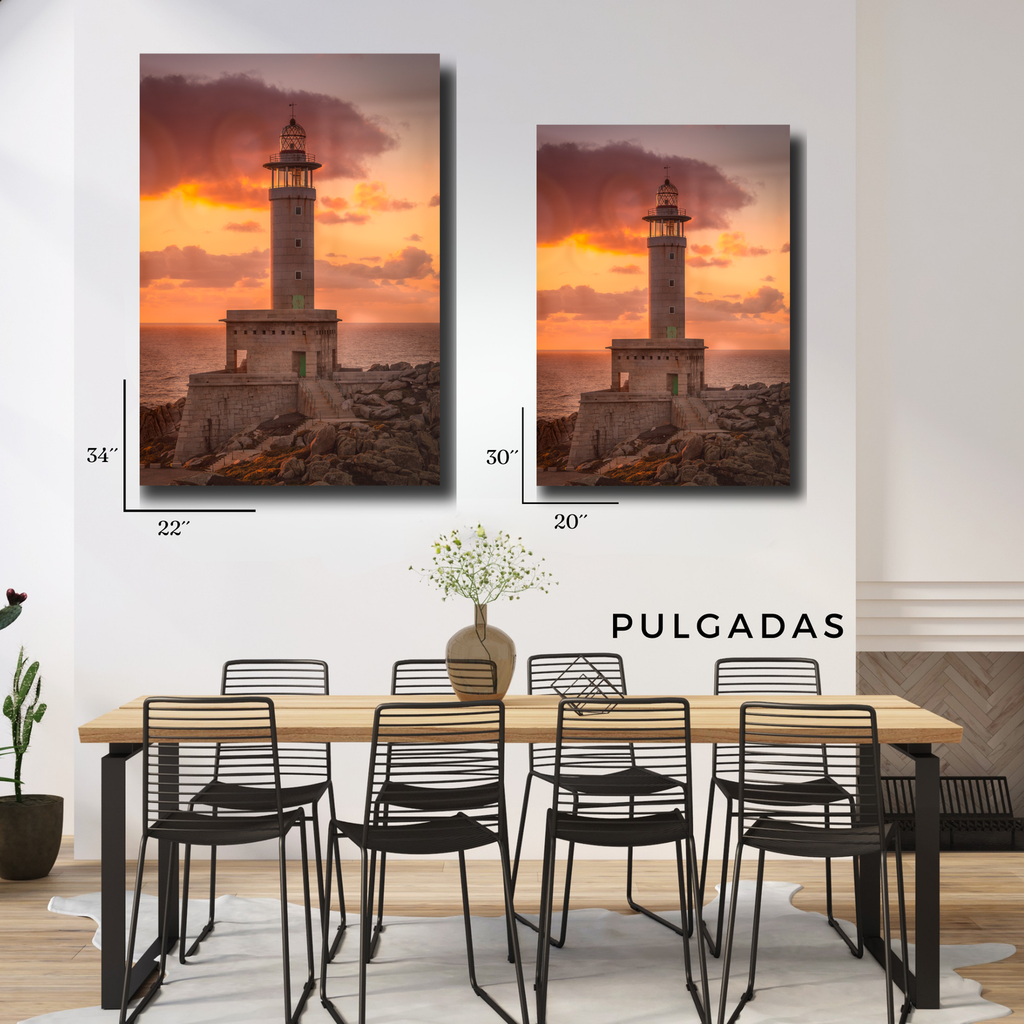 Arte Metálico Cuadro Lámina Aluminio Póster Decoración Estructuras