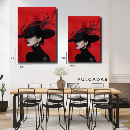 Arte Metálico Cuadro Lámina Aluminio Póster Decoración Arte Moderno