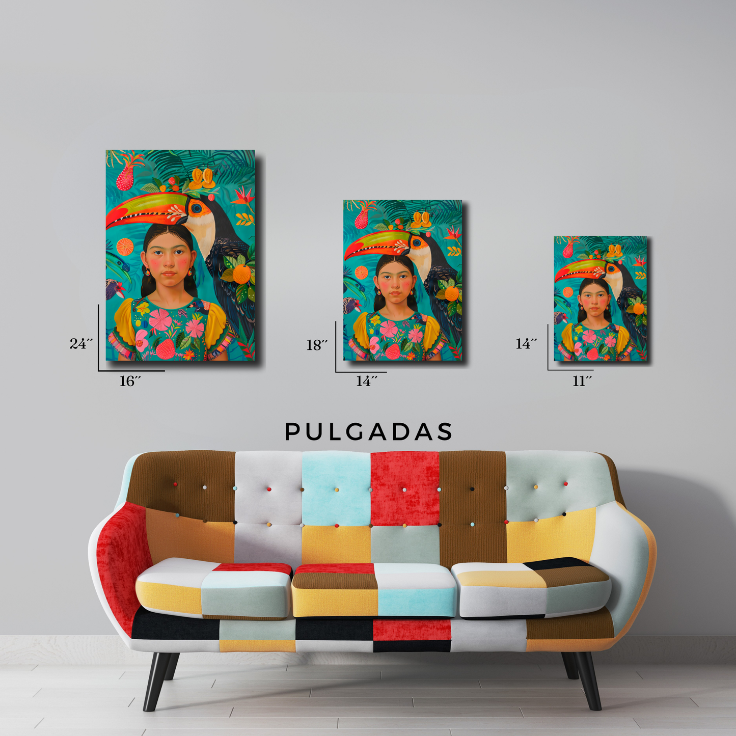 Arte Metálico Cuadro Lámina Aluminio Póster Decoración Arte Moderno