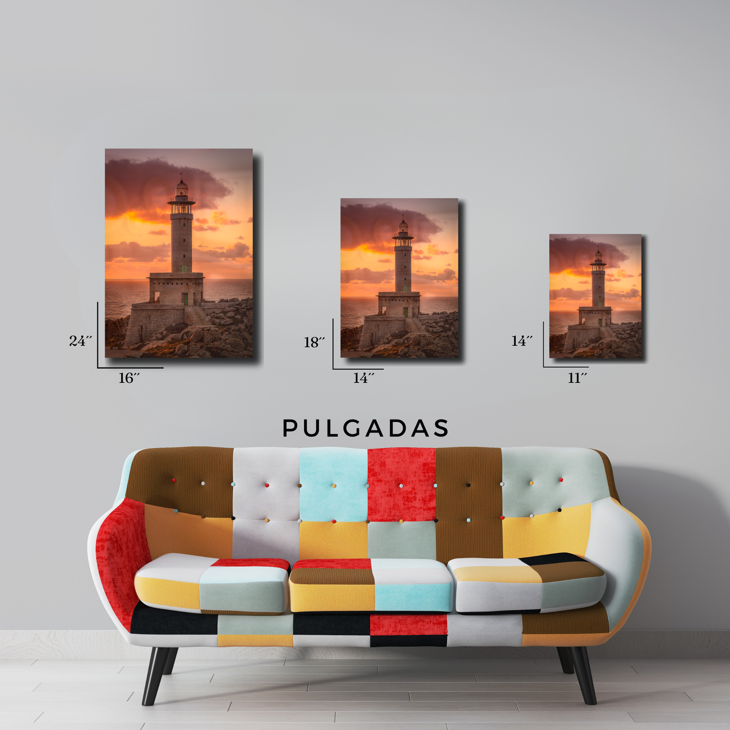 Arte Metálico Cuadro Lámina Aluminio Póster Decoración Estructuras