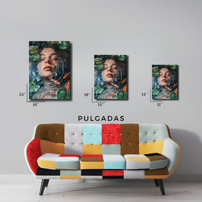 Arte Metálico Cuadro Lámina Aluminio Póster Decoración Arte Moderno