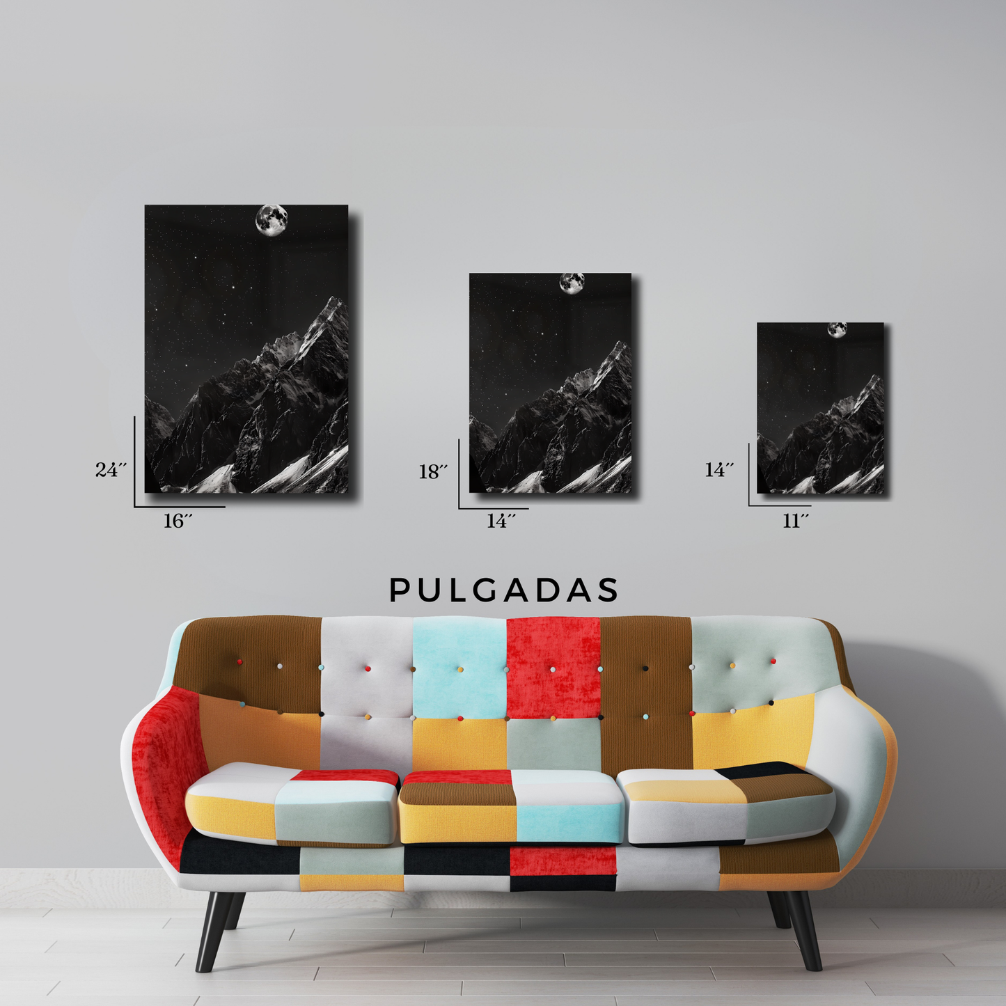 Arte Metálico Cuadro Lámina Aluminio Póster Decoración Arte Moderno