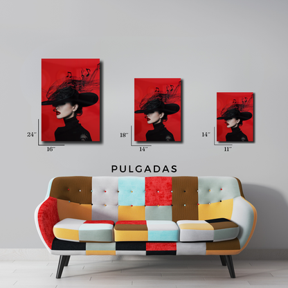 Arte Metálico Cuadro Lámina Aluminio Póster Decoración Arte Moderno