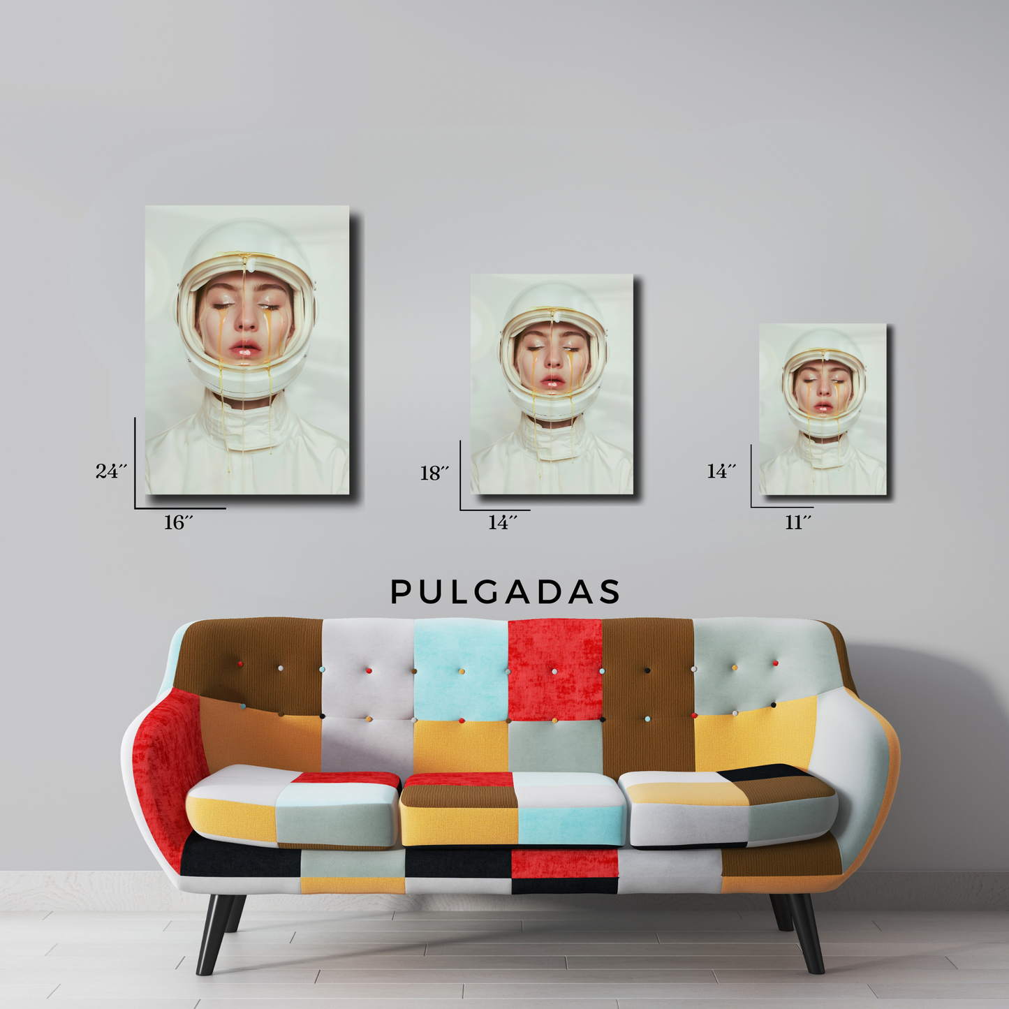 Arte Metálico Cuadro Lámina Aluminio Póster Decoración Arte Moderno